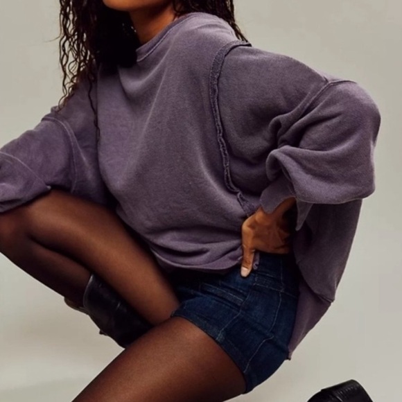 CAMDEN PULLOVER FALLEN FIG - Picture 3 of 3